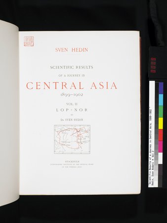 Scientific Results of a Journey in Central Asia, 1899-1902 : vol.2 : Page 9