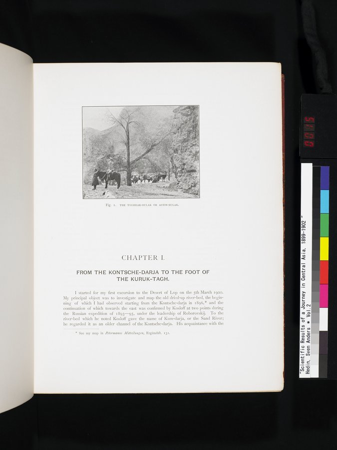 Scientific Results of a Journey in Central Asia, 1899-1902 : vol.2 / 15 ページ（カラー画像）