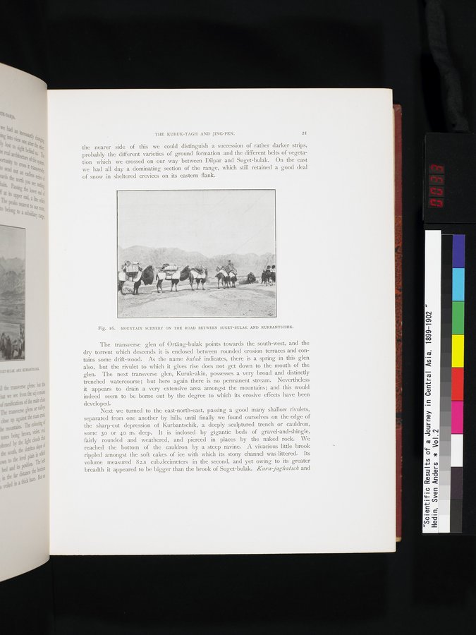 Scientific Results of a Journey in Central Asia, 1899-1902 : vol.2 / 33 ページ（カラー画像）