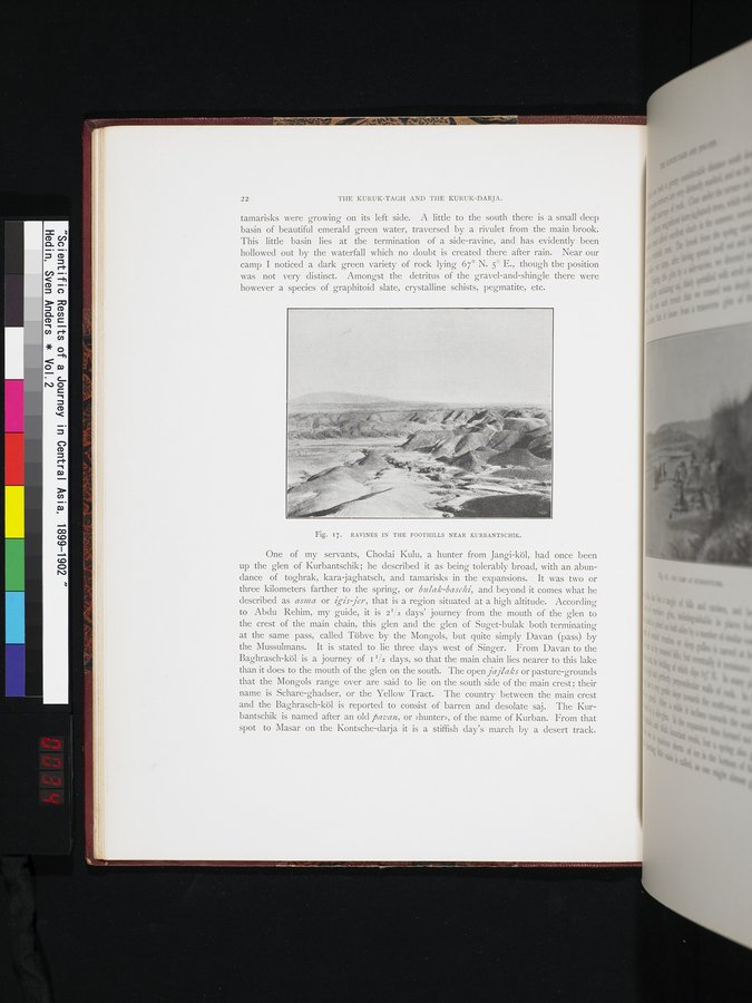 Scientific Results of a Journey in Central Asia, 1899-1902 : vol.2 / 34 ページ（カラー画像）