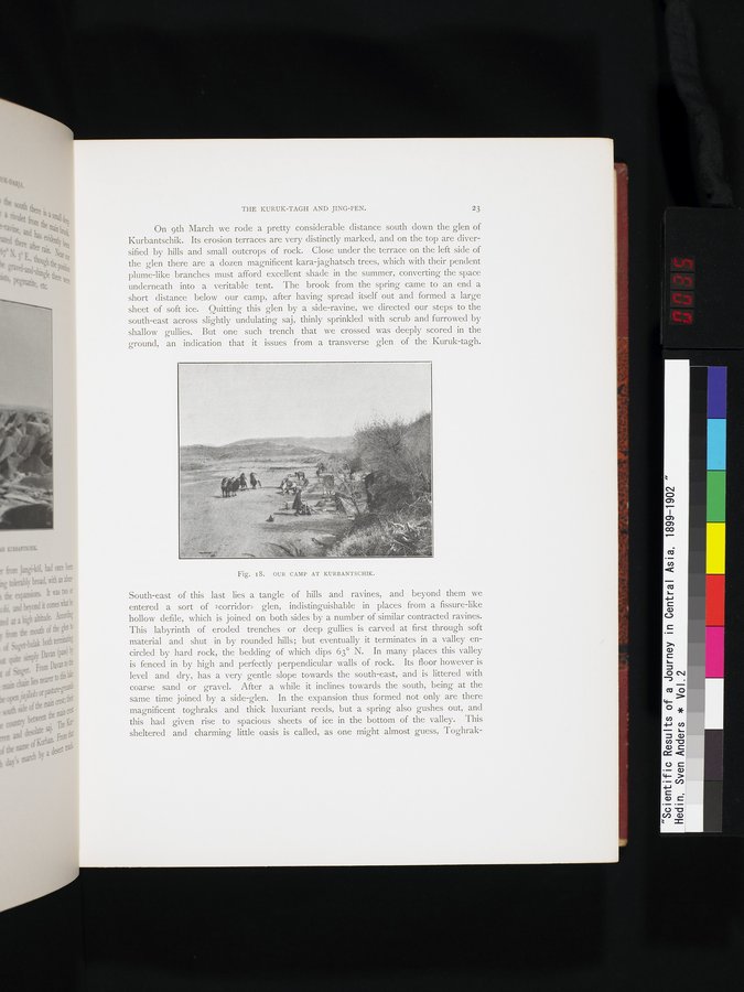 Scientific Results of a Journey in Central Asia, 1899-1902 : vol.2 / 35 ページ（カラー画像）