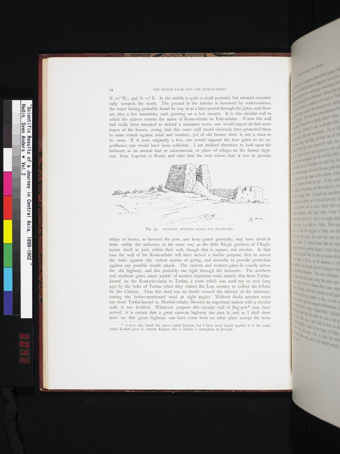 Scientific Results of a Journey in Central Asia, 1899-1902 : vol.2 / 48 ページ（カラー画像）