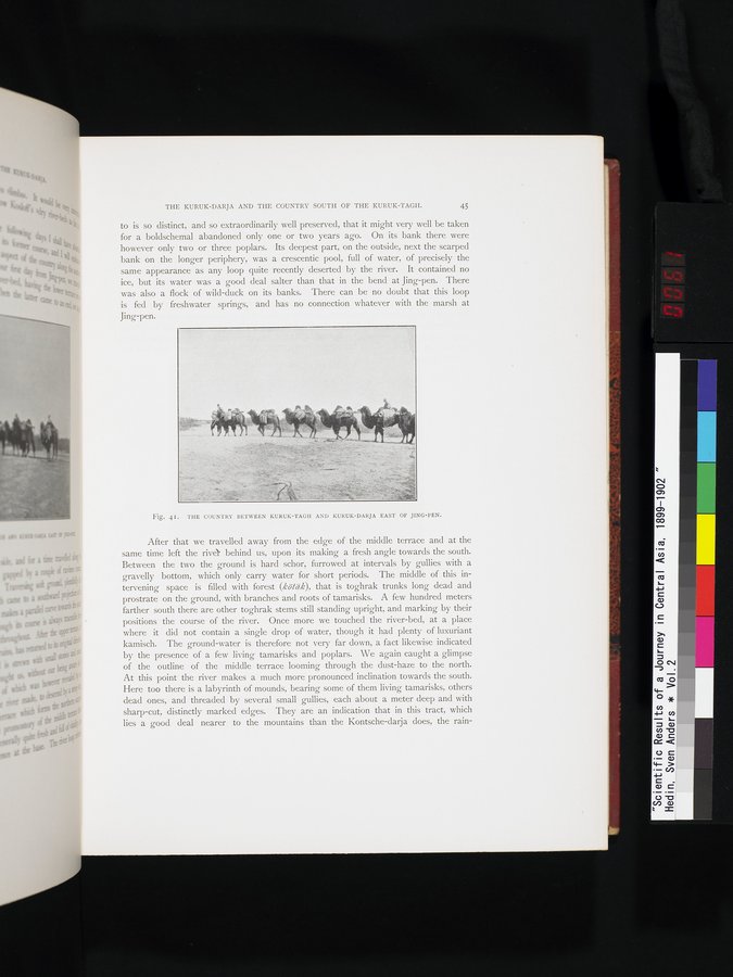Scientific Results of a Journey in Central Asia, 1899-1902 : vol.2 / 61 ページ（カラー画像）