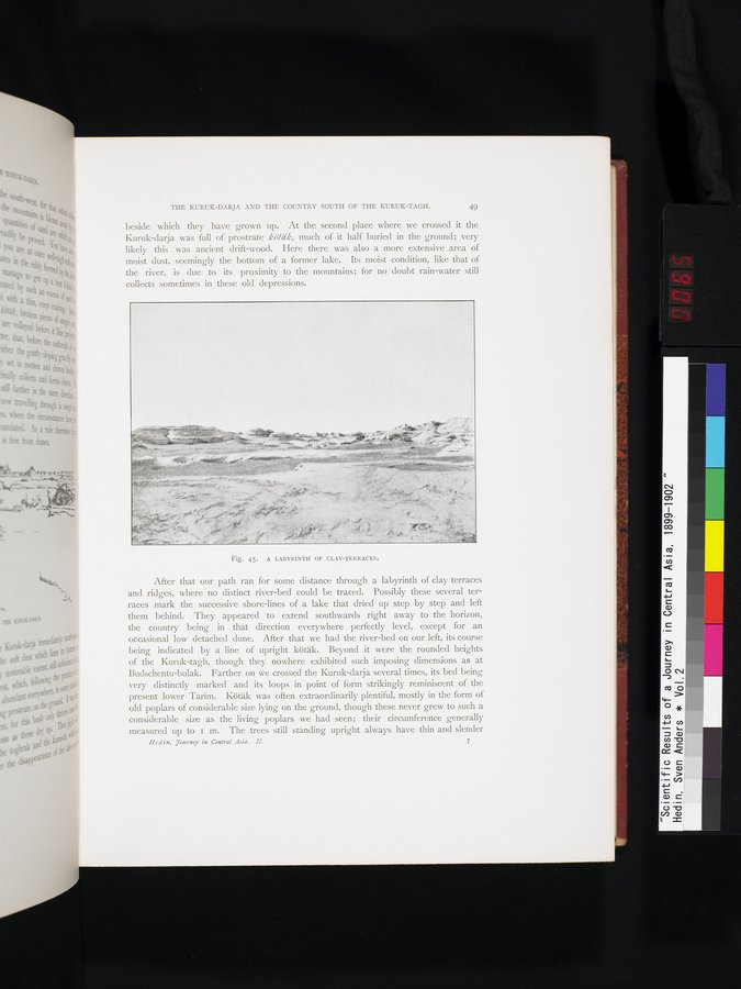 Scientific Results of a Journey in Central Asia, 1899-1902 : vol.2 / 65 ページ（カラー画像）