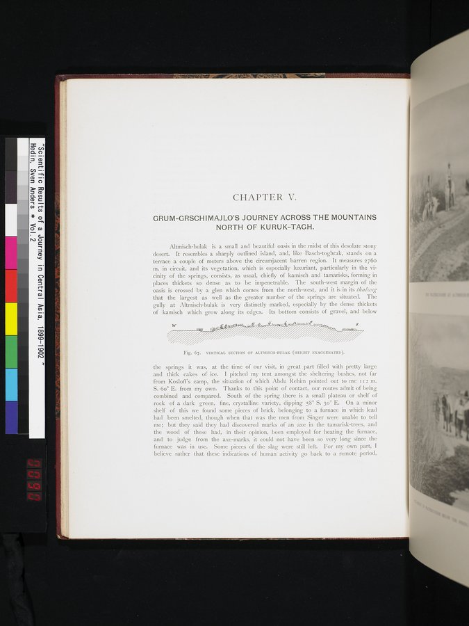 Scientific Results of a Journey in Central Asia, 1899-1902 : vol.2 / 90 ページ（カラー画像）
