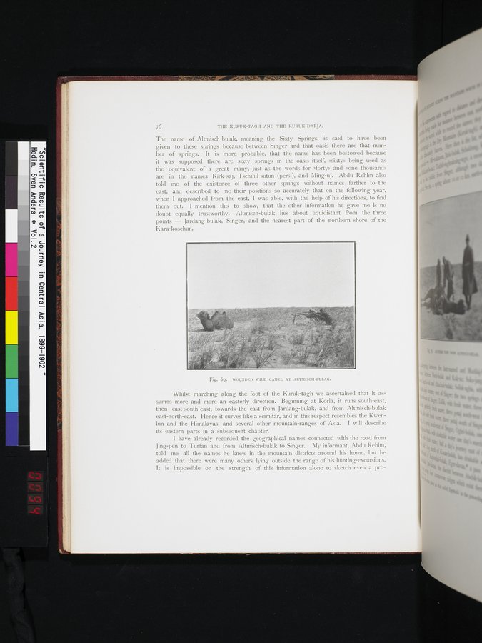 Scientific Results of a Journey in Central Asia, 1899-1902 : vol.2 / 94 ページ（カラー画像）