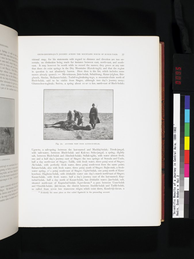 Scientific Results of a Journey in Central Asia, 1899-1902 : vol.2 / 95 ページ（カラー画像）