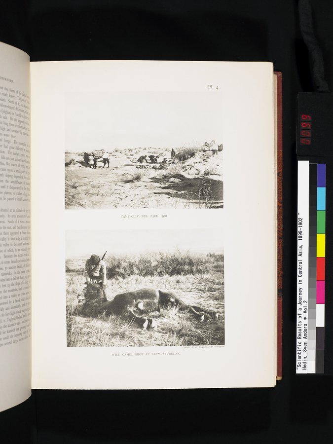 Scientific Results of a Journey in Central Asia, 1899-1902 : vol.2 / 99 ページ（カラー画像）