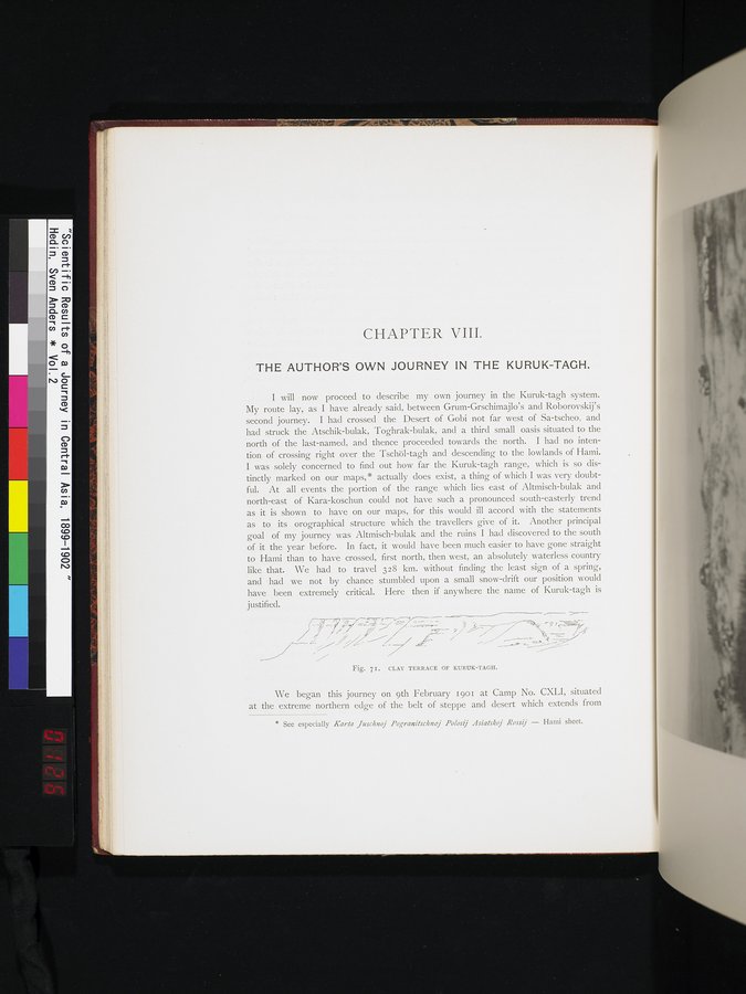 Scientific Results of a Journey in Central Asia, 1899-1902 : vol.2 / 126 ページ（カラー画像）