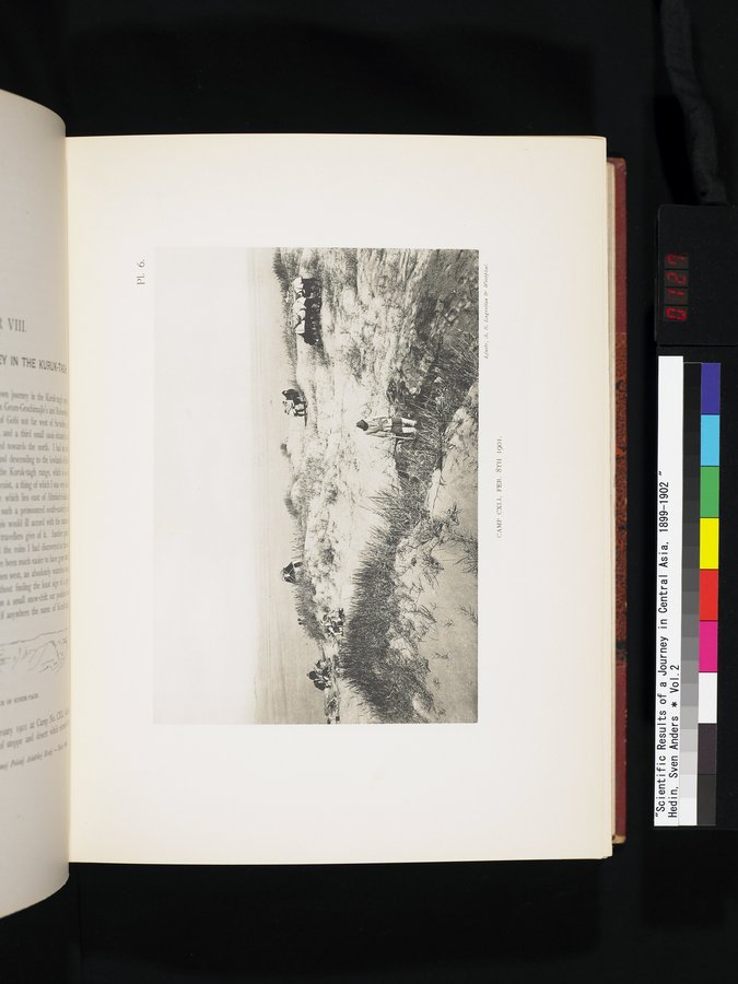 Scientific Results of a Journey in Central Asia, 1899-1902 : vol.2 / 127 ページ（カラー画像）