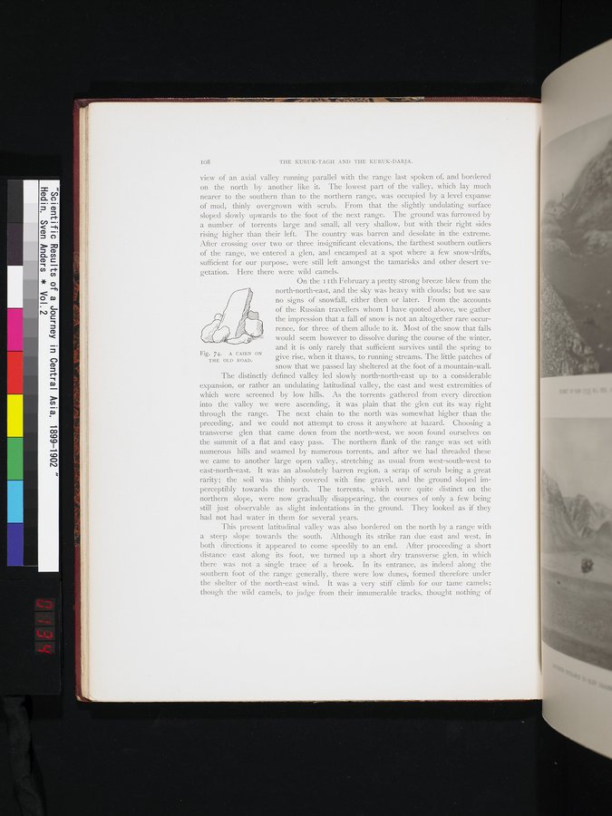 Scientific Results of a Journey in Central Asia, 1899-1902 : vol.2 / 134 ページ（カラー画像）
