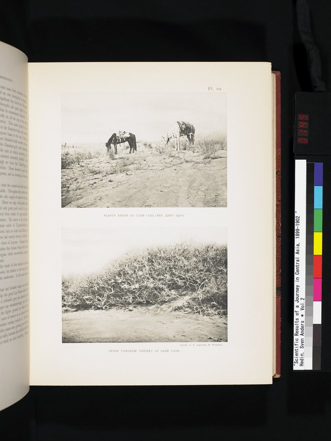 Scientific Results of a Journey in Central Asia, 1899-1902 : vol.2 / 149 ページ（カラー画像）