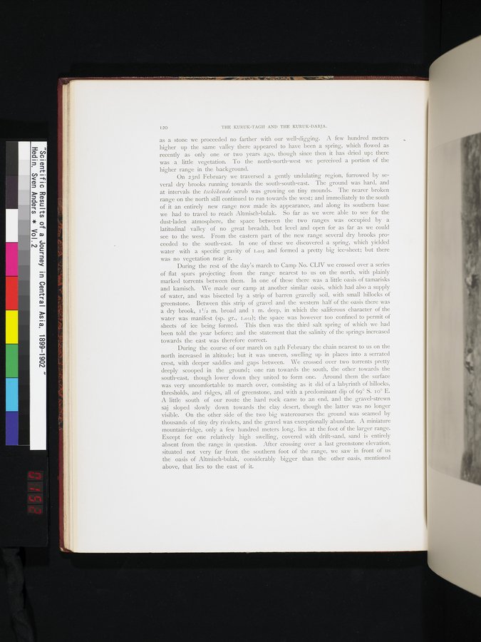 Scientific Results of a Journey in Central Asia, 1899-1902 : vol.2 / 152 ページ（カラー画像）