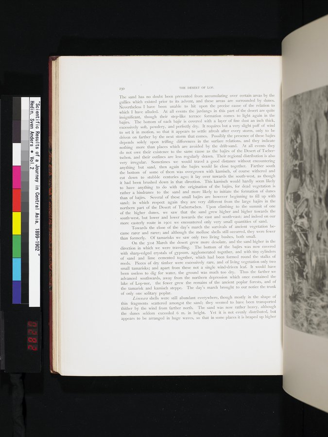 Scientific Results of a Journey in Central Asia, 1899-1902 : vol.2 / 282 ページ（カラー画像）
