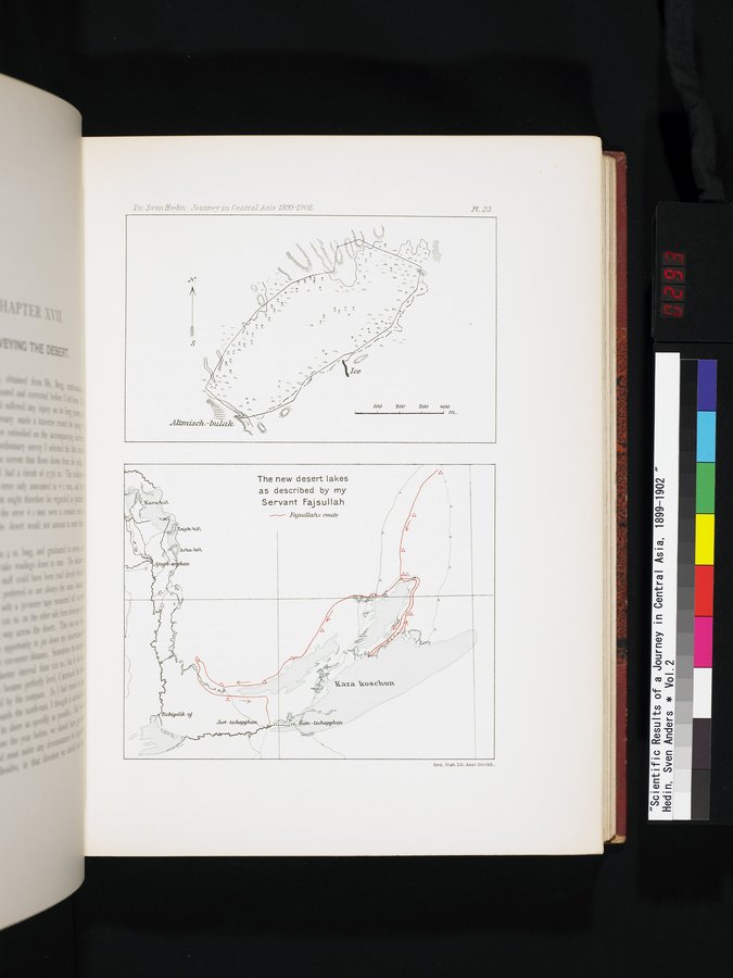 Scientific Results of a Journey in Central Asia, 1899-1902 : vol.2 / 293 ページ（カラー画像）