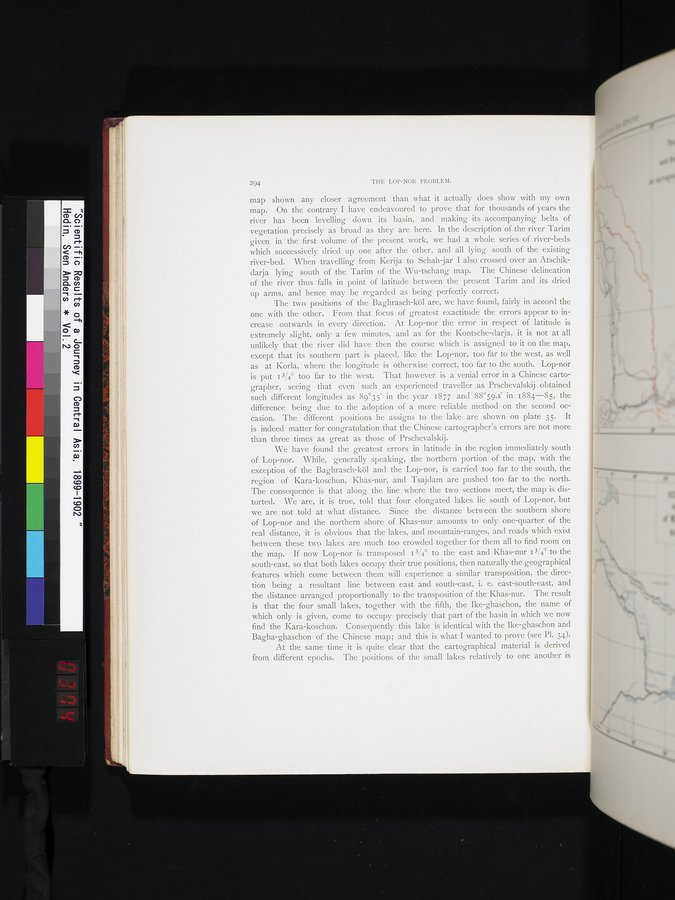 Scientific Results of a Journey in Central Asia, 1899-1902 : vol.2 / 374 ページ（カラー画像）
