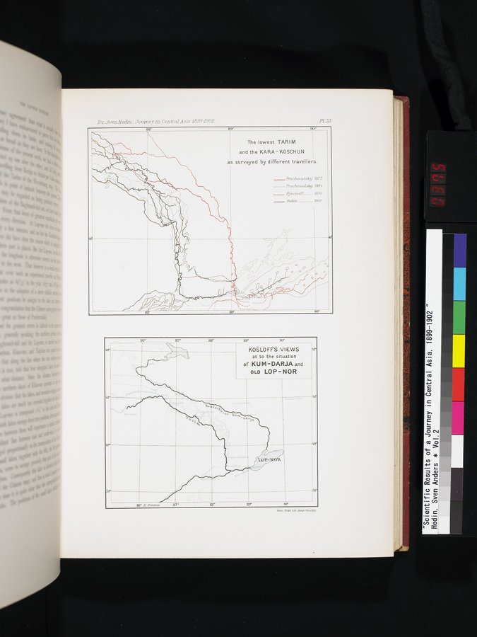 Scientific Results of a Journey in Central Asia, 1899-1902 : vol.2 / 375 ページ（カラー画像）