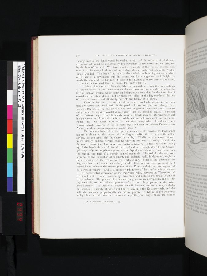 Scientific Results of a Journey in Central Asia, 1899-1902 : vol.2 / 494 ページ（カラー画像）