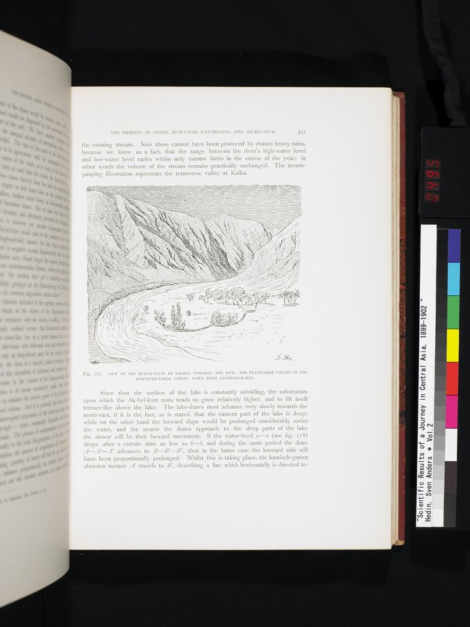 Scientific Results of a Journey in Central Asia, 1899-1902 : vol.2 / 495 ページ（カラー画像）