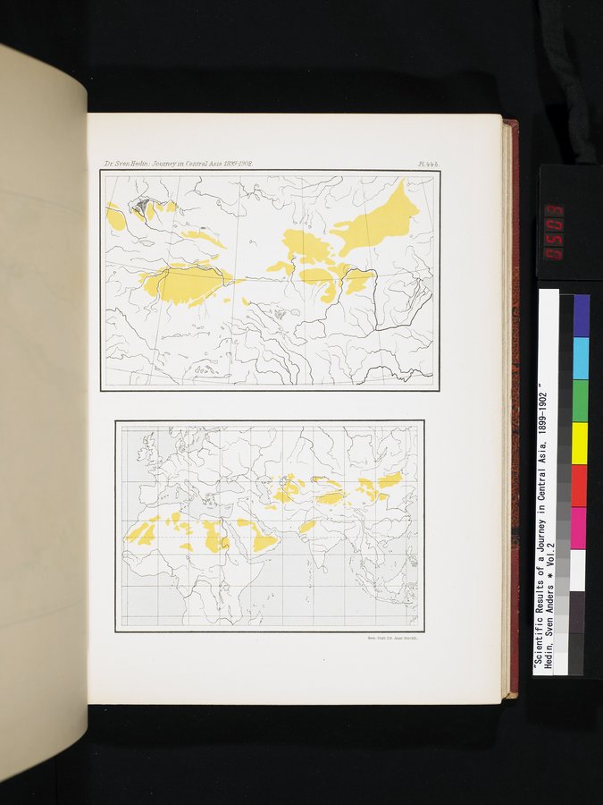 Scientific Results of a Journey in Central Asia, 1899-1902 : vol.2 / 503 ページ（カラー画像）
