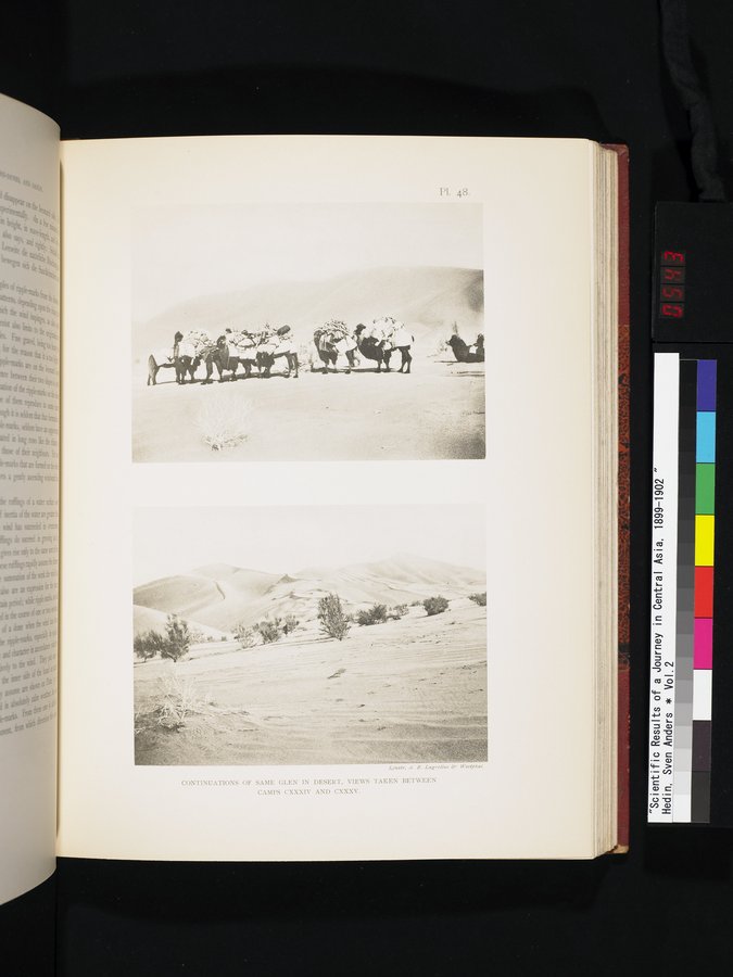 Scientific Results of a Journey in Central Asia, 1899-1902 : vol.2 / 543 ページ（カラー画像）