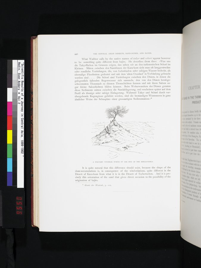 Scientific Results of a Journey in Central Asia, 1899-1902 : vol.2 / 556 ページ（カラー画像）