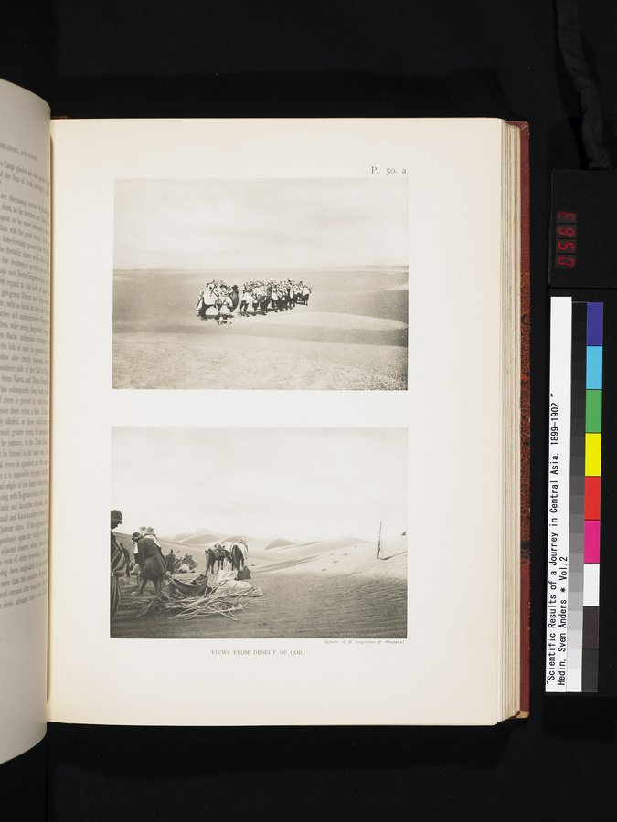 Scientific Results of a Journey in Central Asia, 1899-1902 : vol.2 / 563 ページ（カラー画像）