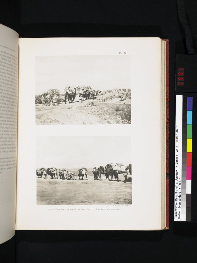 Scientific Results of a Journey in Central Asia, 1899-1902 : vol.2 / 593 ページ（カラー画像）