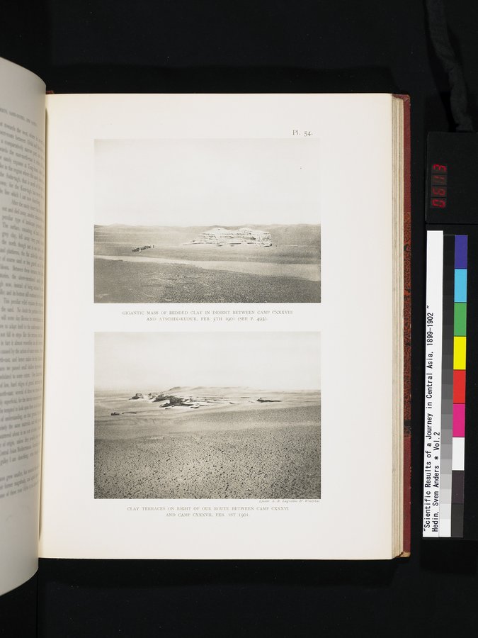 Scientific Results of a Journey in Central Asia, 1899-1902 : vol.2 / 613 ページ（カラー画像）