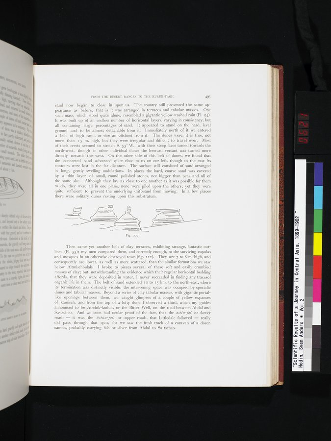 Scientific Results of a Journey in Central Asia, 1899-1902 : vol.2 / Page 621 (Color Image)