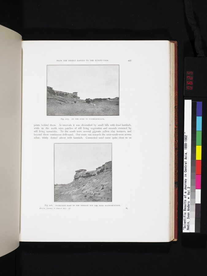 Scientific Results of a Journey in Central Asia, 1899-1902 : vol.2 / 625 ページ（カラー画像）