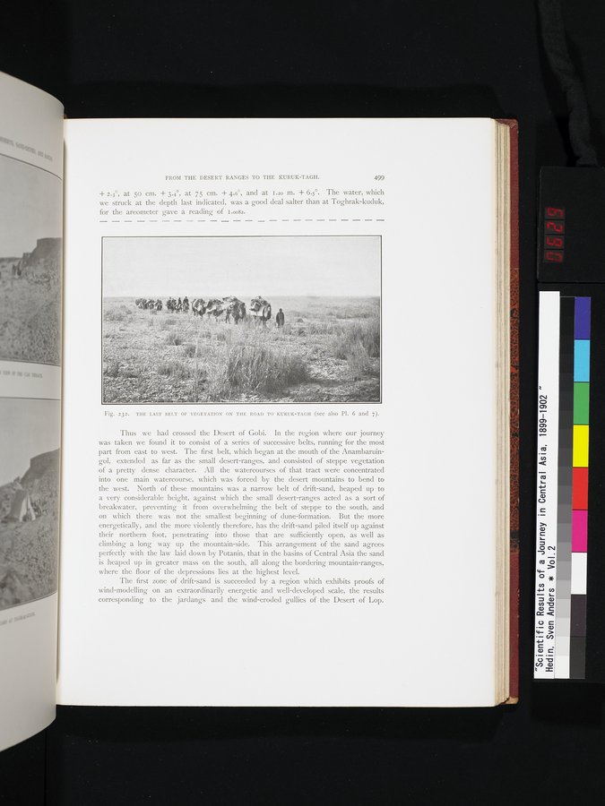 Scientific Results of a Journey in Central Asia, 1899-1902 : vol.2 / 629 ページ（カラー画像）