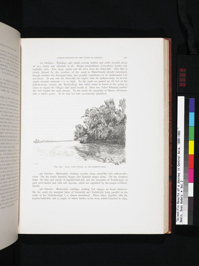 Scientific Results of a Journey in Central Asia, 1899-1902 : vol.2 / 667 ページ（カラー画像）
