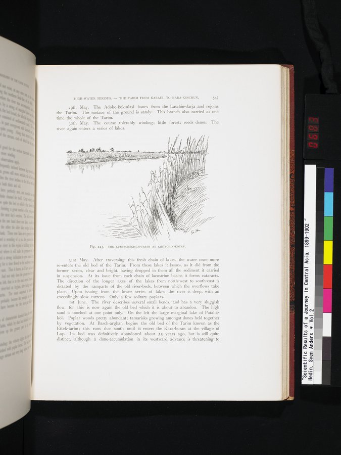 Scientific Results of a Journey in Central Asia, 1899-1902 : vol.2 / 683 ページ（カラー画像）