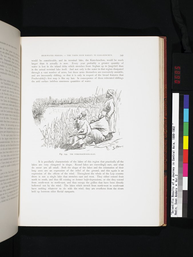 Scientific Results of a Journey in Central Asia, 1899-1902 : vol.2 / 685 ページ（カラー画像）
