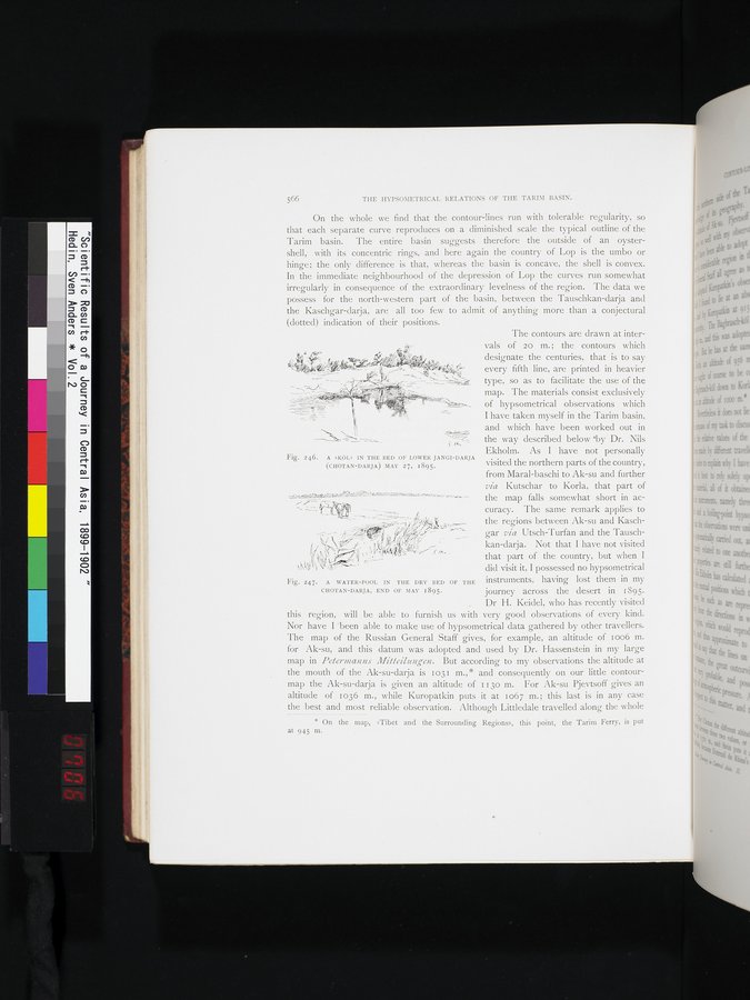 Scientific Results of a Journey in Central Asia, 1899-1902 : vol.2 / 706 ページ（カラー画像）