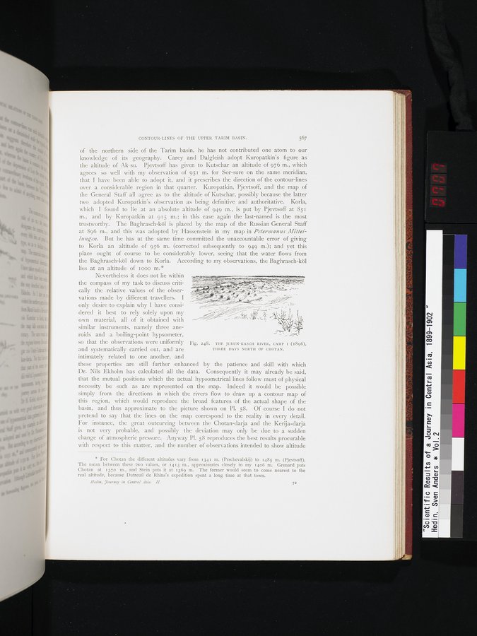 Scientific Results of a Journey in Central Asia, 1899-1902 : vol.2 / 707 ページ（カラー画像）