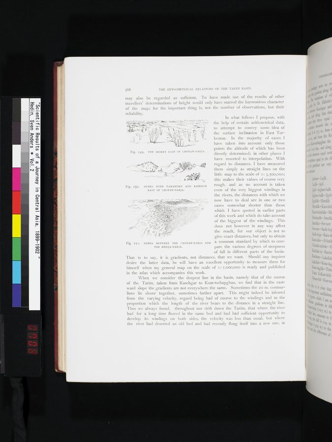 Scientific Results of a Journey in Central Asia, 1899-1902 : vol.2 / 708 ページ（カラー画像）