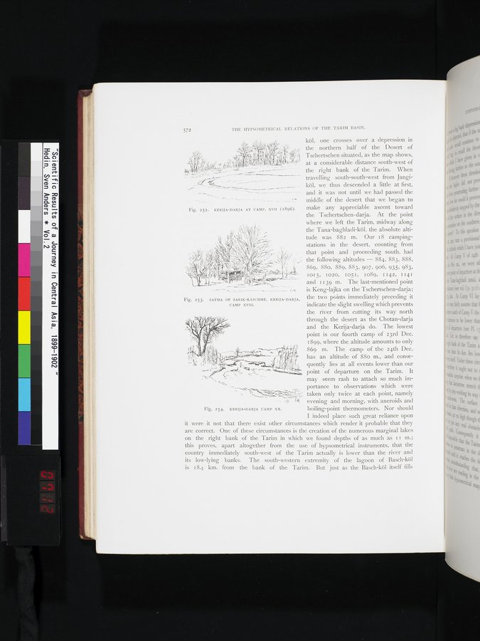 Scientific Results of a Journey in Central Asia, 1899-1902 : vol.2 / 712 ページ（カラー画像）