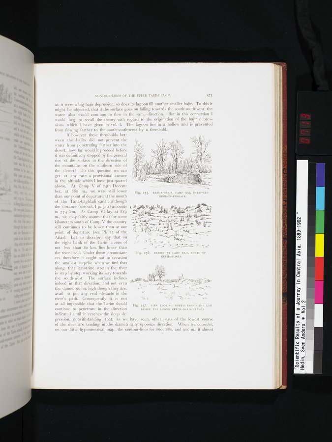Scientific Results of a Journey in Central Asia, 1899-1902 : vol.2 / 713 ページ（カラー画像）