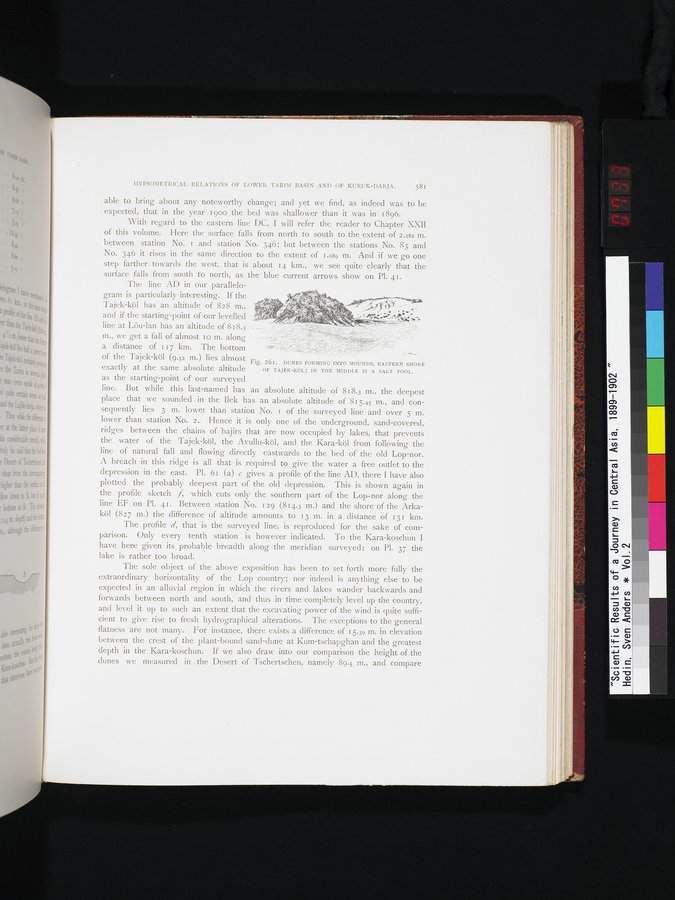Scientific Results of a Journey in Central Asia, 1899-1902 : vol.2 / 733 ページ（カラー画像）