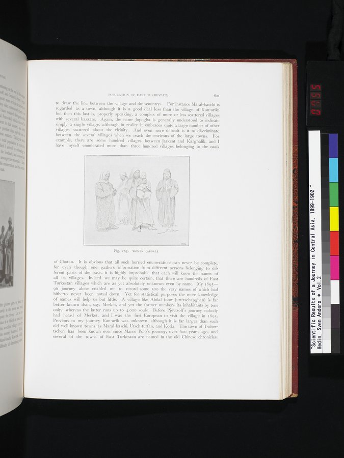 Scientific Results of a Journey in Central Asia, 1899-1902 : vol.2 / 755 ページ（カラー画像）