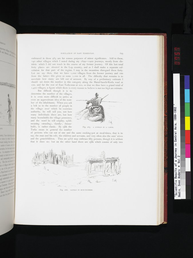 Scientific Results of a Journey in Central Asia, 1899-1902 : vol.2 / 757 ページ（カラー画像）