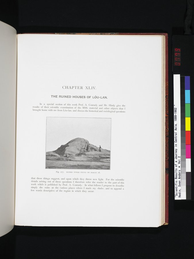Scientific Results of a Journey in Central Asia, 1899-1902 : vol.2 / 779 ページ（カラー画像）