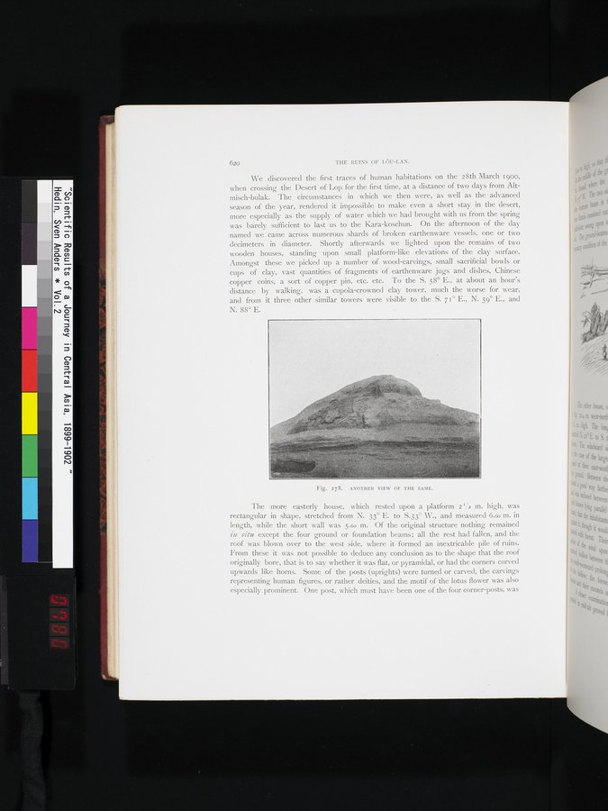 Scientific Results of a Journey in Central Asia, 1899-1902 : vol.2 / 780 ページ（カラー画像）