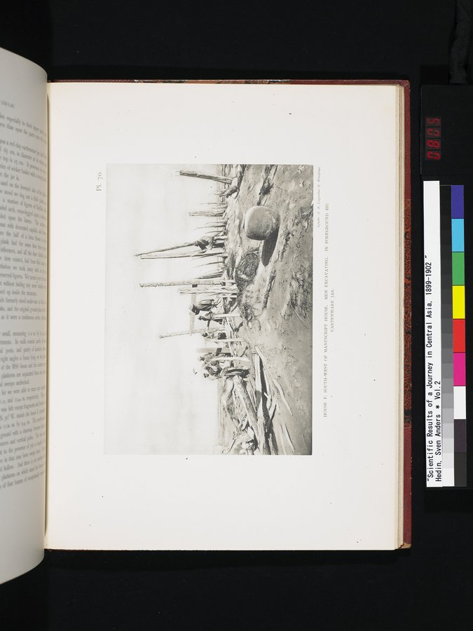 Scientific Results of a Journey in Central Asia, 1899-1902 : vol.2 / 805 ページ（カラー画像）