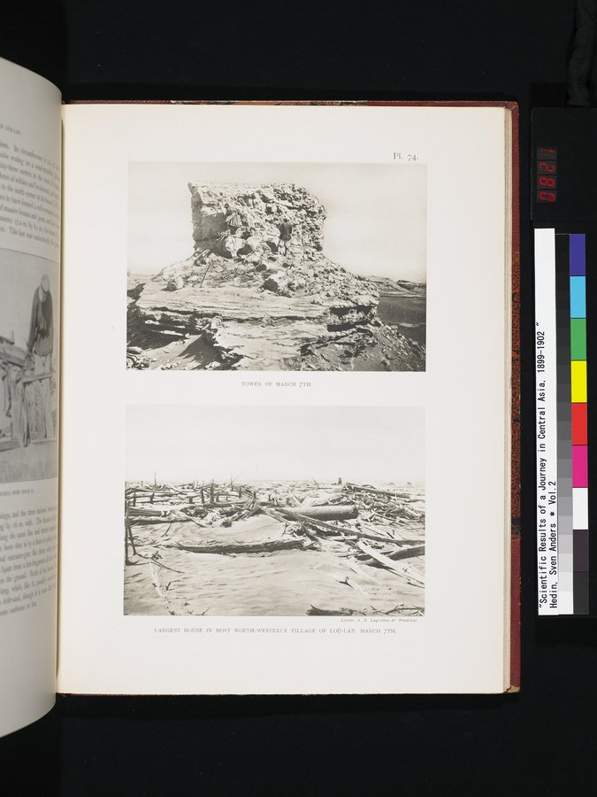 Scientific Results of a Journey in Central Asia, 1899-1902 : vol.2 / 821 ページ（カラー画像）