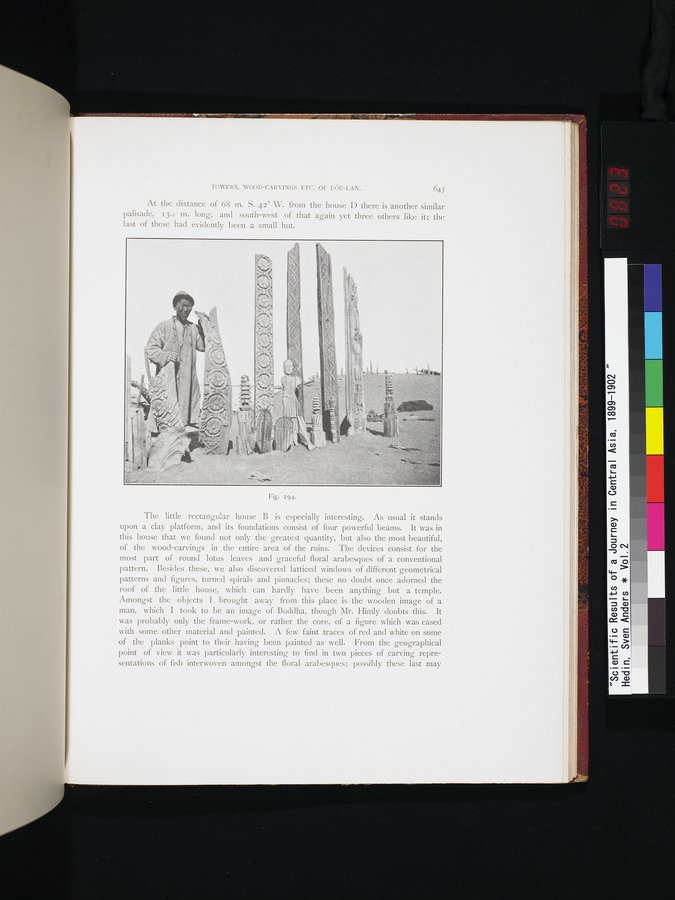 Scientific Results of a Journey in Central Asia, 1899-1902 : vol.2 / 823 ページ（カラー画像）