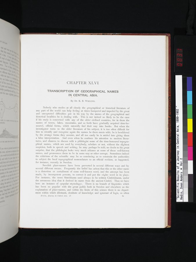 Scientific Results of a Journey in Central Asia, 1899-1902 : vol.2 / 831 ページ（カラー画像）