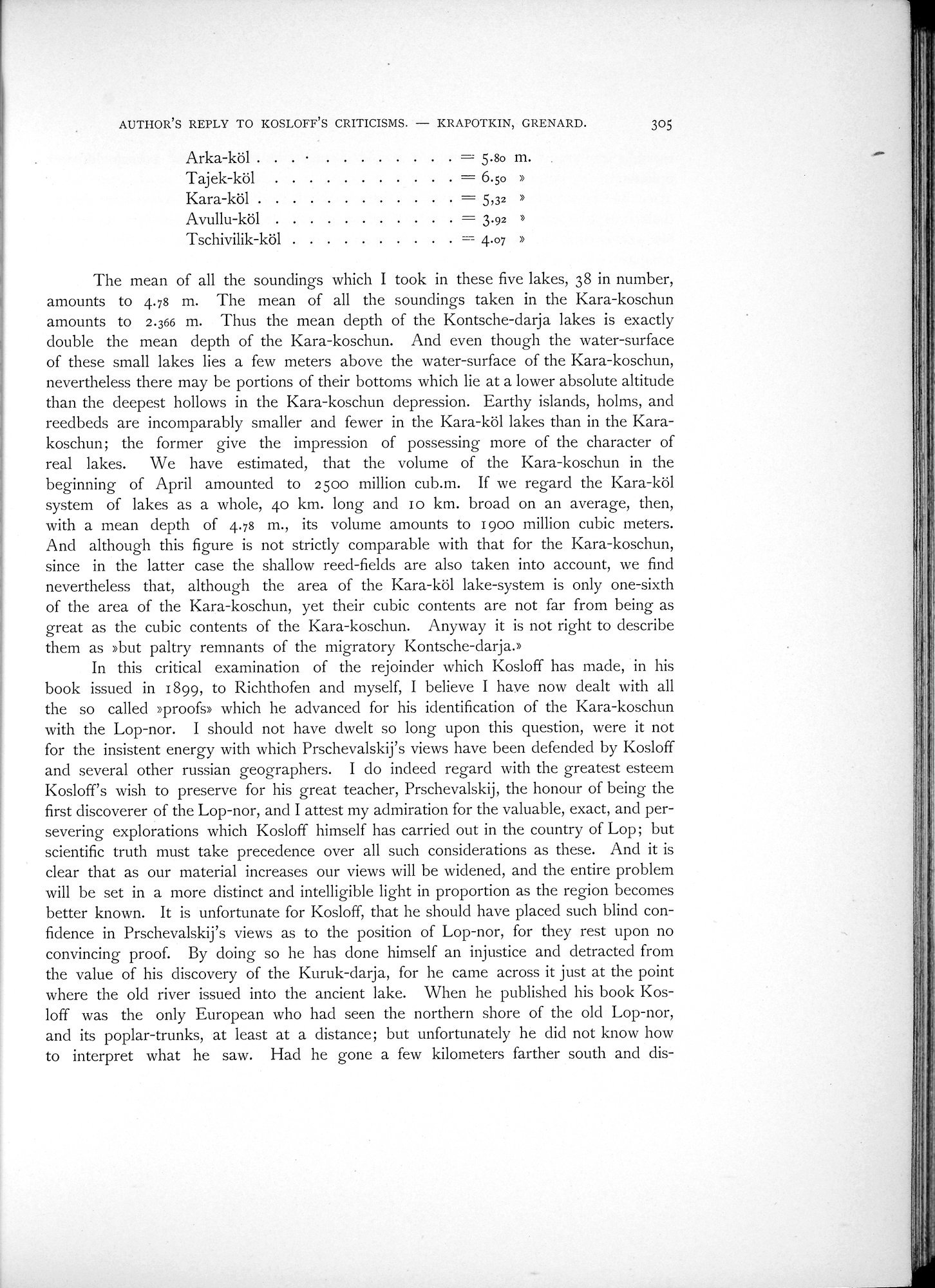 Scientific Results of a Journey in Central Asia, 1899-1902 : vol.2 / Page 387 (Grayscale High Resolution Image)
